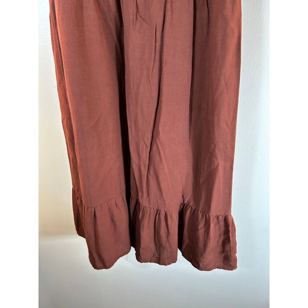 MAURICES Women’s Short Puff Sleeves with Shirred Bust Dress / Size: L - Picture 7 of 11